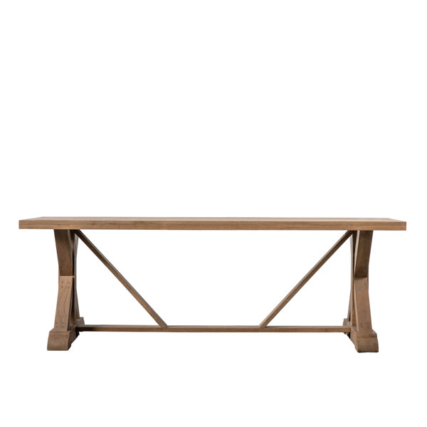 Trestle dining table store with leaf